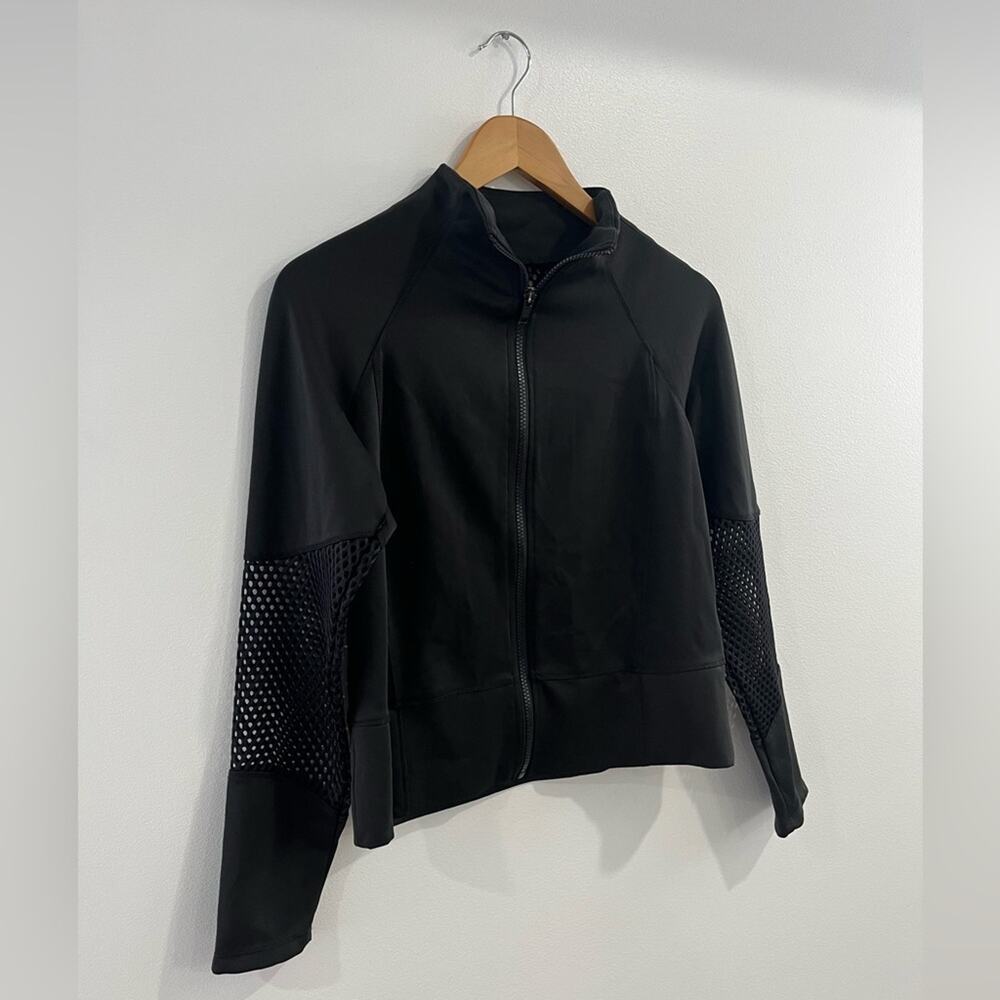Layer 8 Womens Black‎ Full Zip Active Jacket Medium - Picture 4 of 8